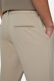 B-Tech Stretch Nylon Trousers, Beige, hi-res