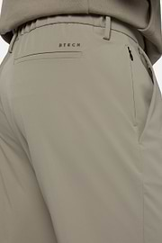 B-Tech Stretch Nylon Trousers, Taupe, hi-res