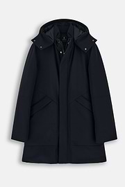 Parka in Technical Fabric B Tech, Navy blue, thumb, 6