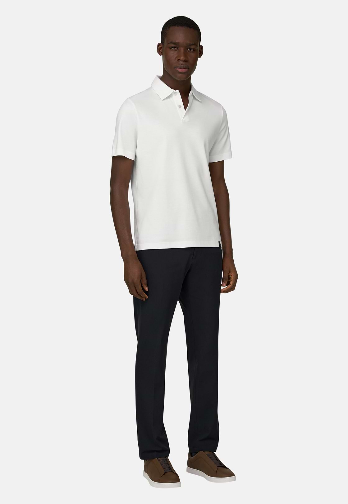 Polo En Interlock, Blanc, hi-res, 1