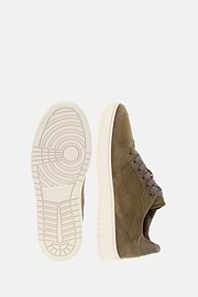 Origin Suede Leather Trainers, Taupe, thumb, 4