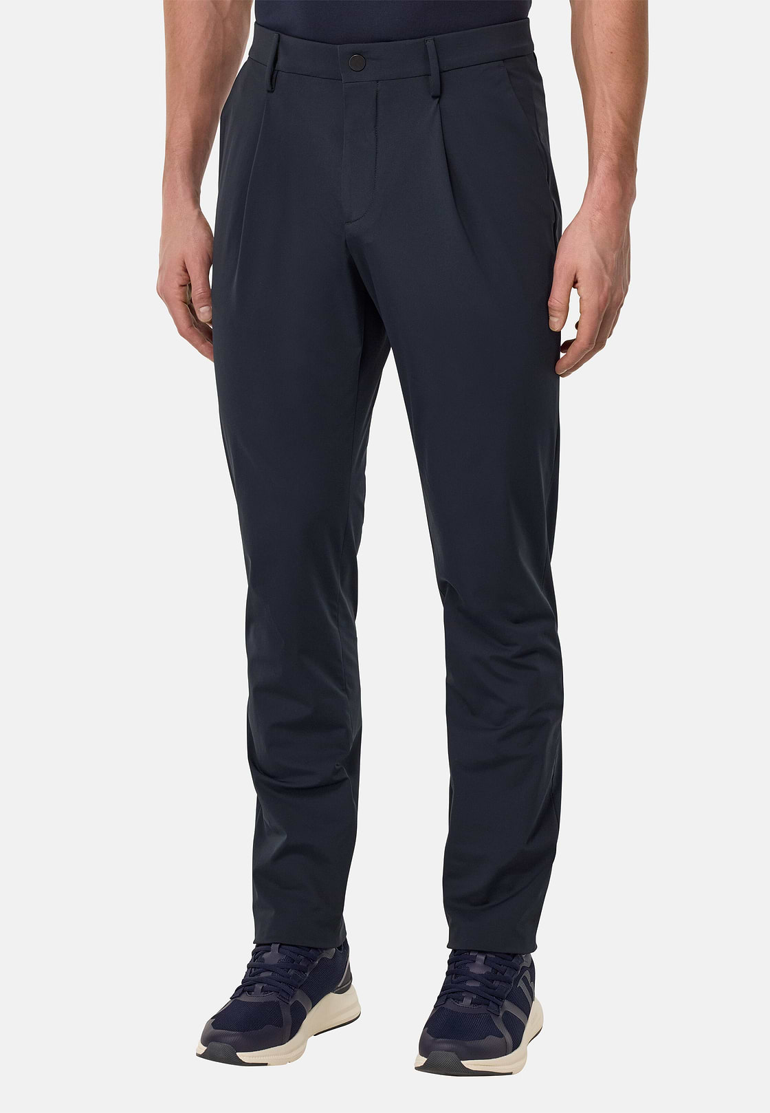 Pantalon En Nylon Extensible B Tech, bleu marine, hi-res