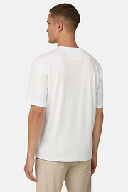 T-Shirt aus Pima-Baumwolle, Weiß, thumb, 3