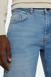 Hellblaue Jeans Aus Elastischem Denim, Hellblau, hi-res