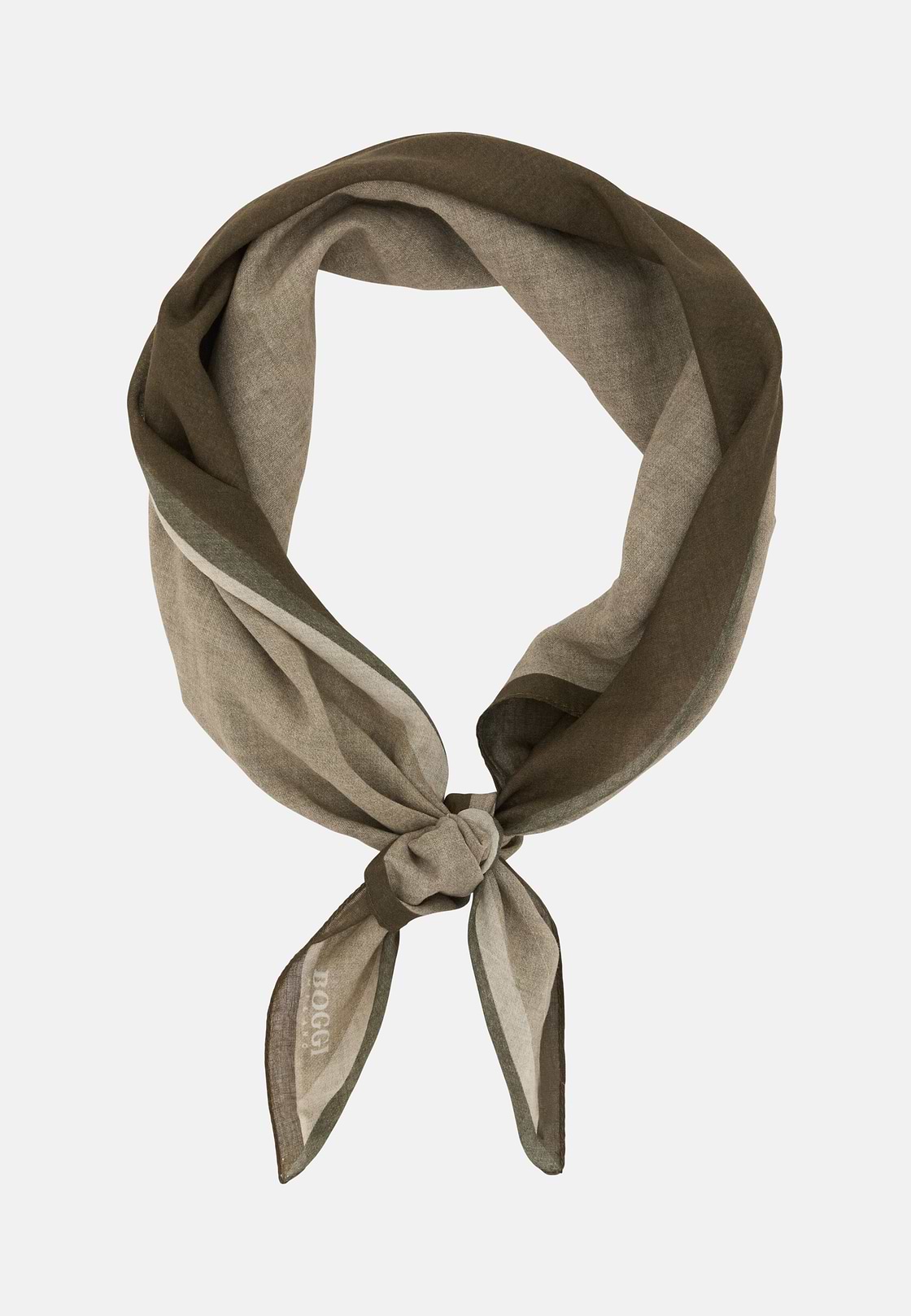 Bandana Color Block In Cotone, Taupe, hi-res, 2