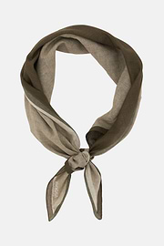 Bandana Color Block In Cotone, Taupe, thumb, 2
