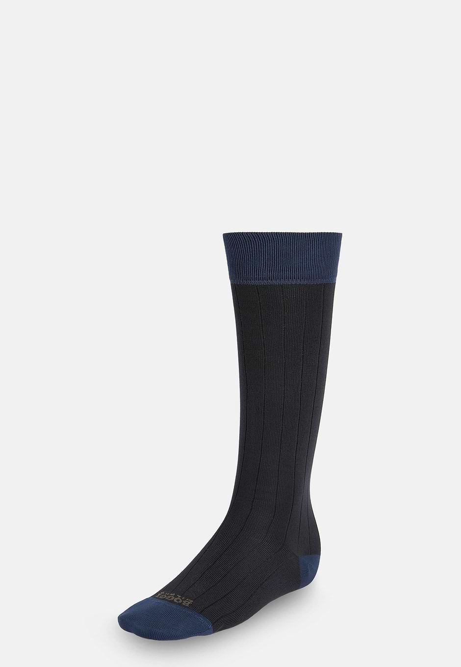 Ribbed Socks In Performance Yarn, Charcoal, hi-res