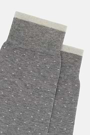 Socken mit Mikropunktemuster, Grau, thumb, 3