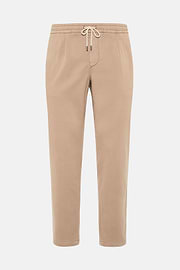 Pantalón City De Algodón Tencel Elástico, Taupe, hi-res