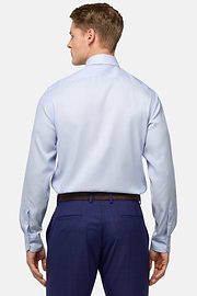 Chemise En Coton Slim Fit, Bleu clair, hi-res