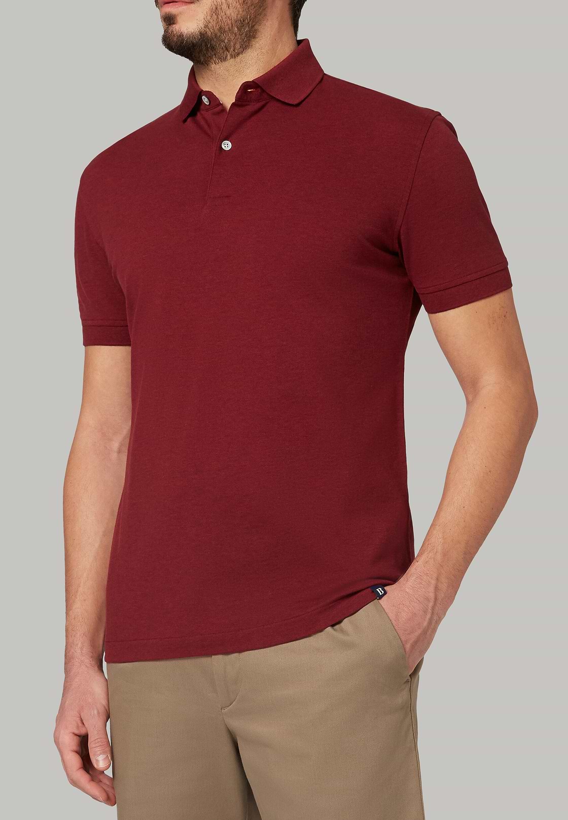 POLO IN PIQUE DI COTONE REGULAR FIT, , hi-res, 4