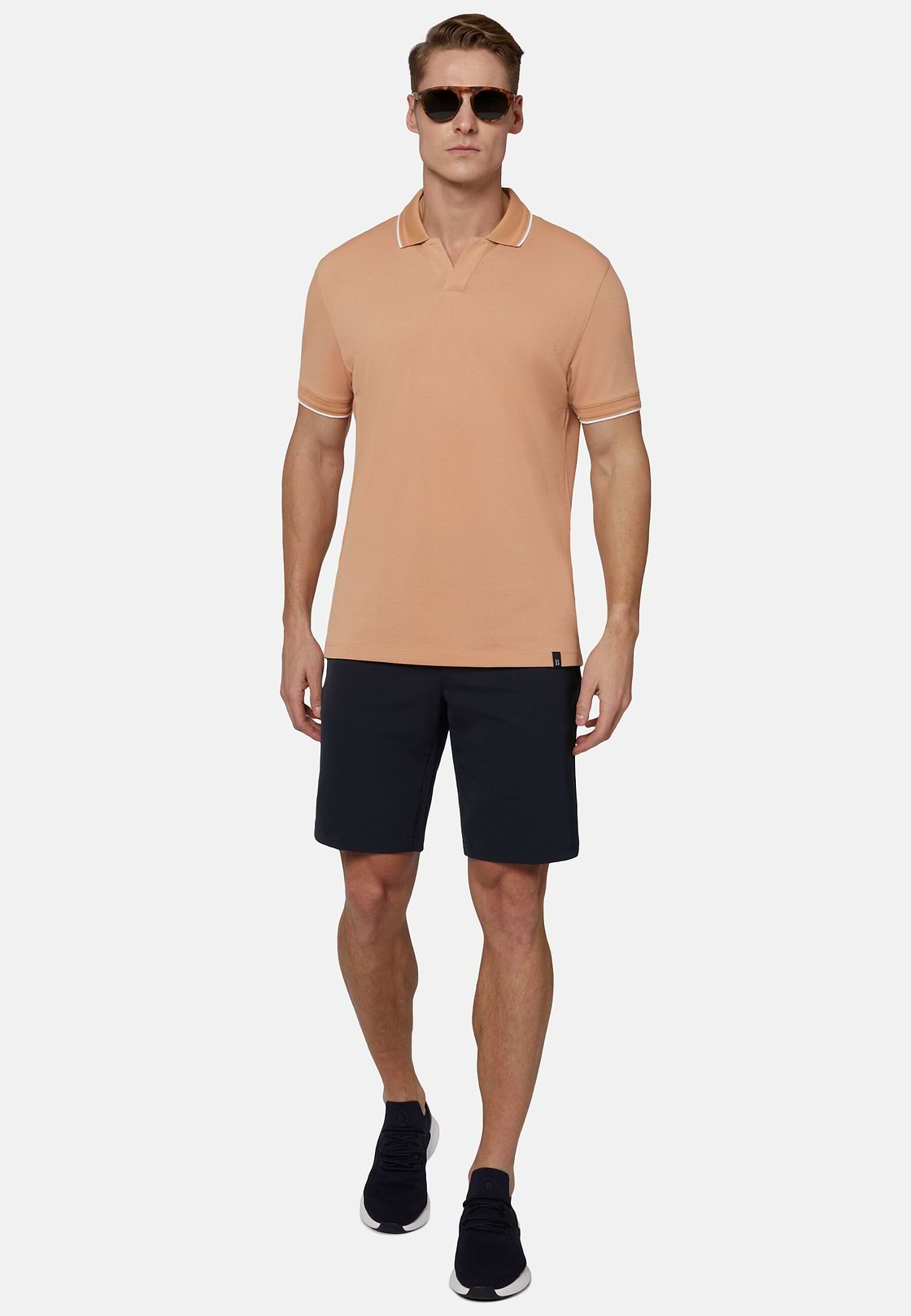 Hochwertiges Piqué-Poloshirt, Orange, hi-res