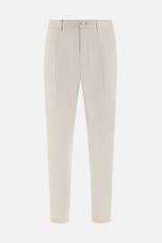 Pantaloni In Cotone, Sabbia, thumb, 1