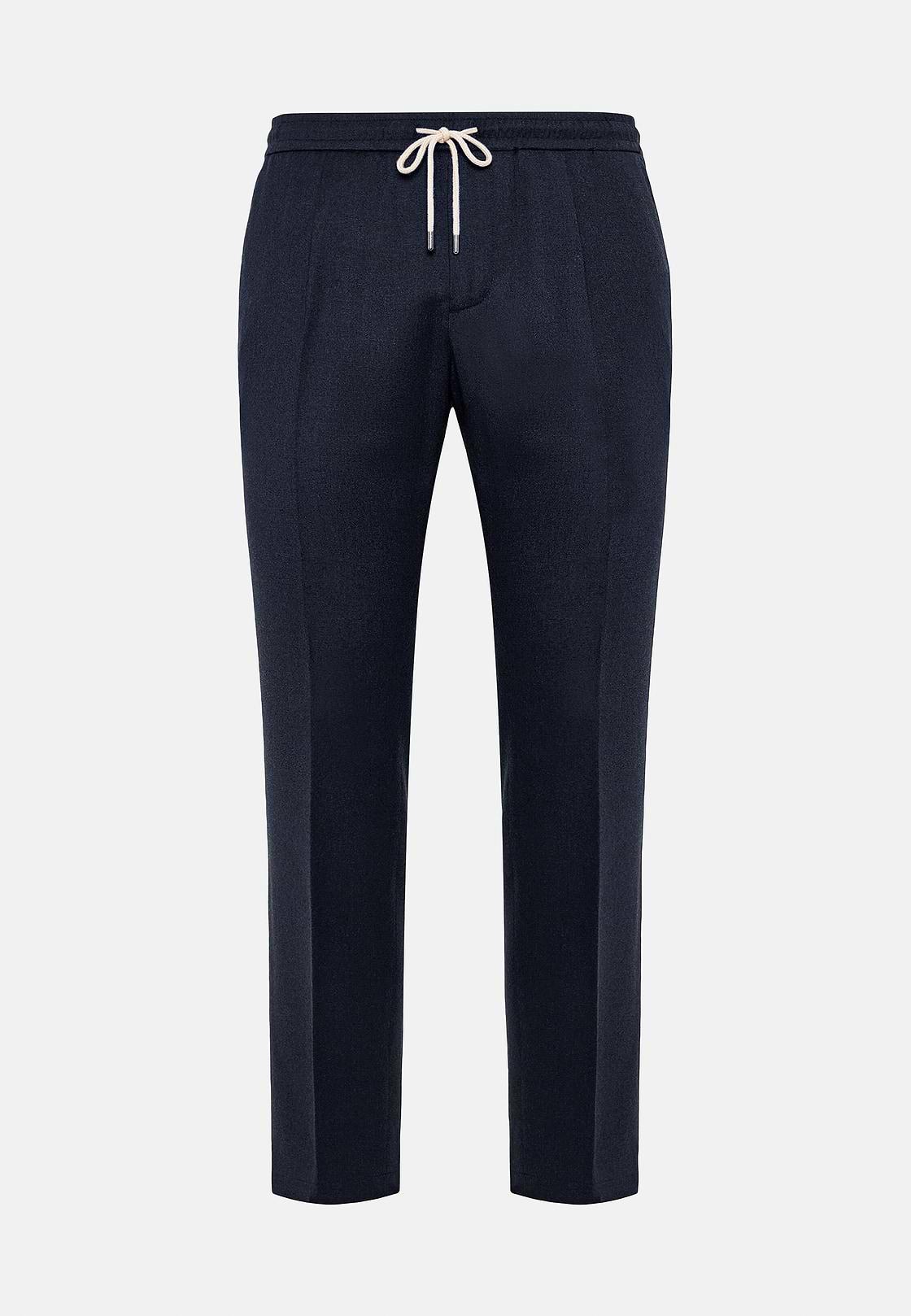 Pantalon De Ville En Flanelle, bleu marine, hi-res