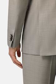 Costume Grain De Poudre En Pure Laine, Sable, thumb, 4