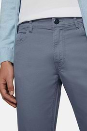 Jeans in Cotone Tencel, Air-blu, hi-res