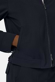 Pure Wool Shirt Jacket, Navy blue, thumb, 4