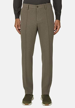 Trousers in Cotton Blend Jersey