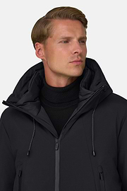 Jacket in Technical Fabric Padded, Black, thumb, 3