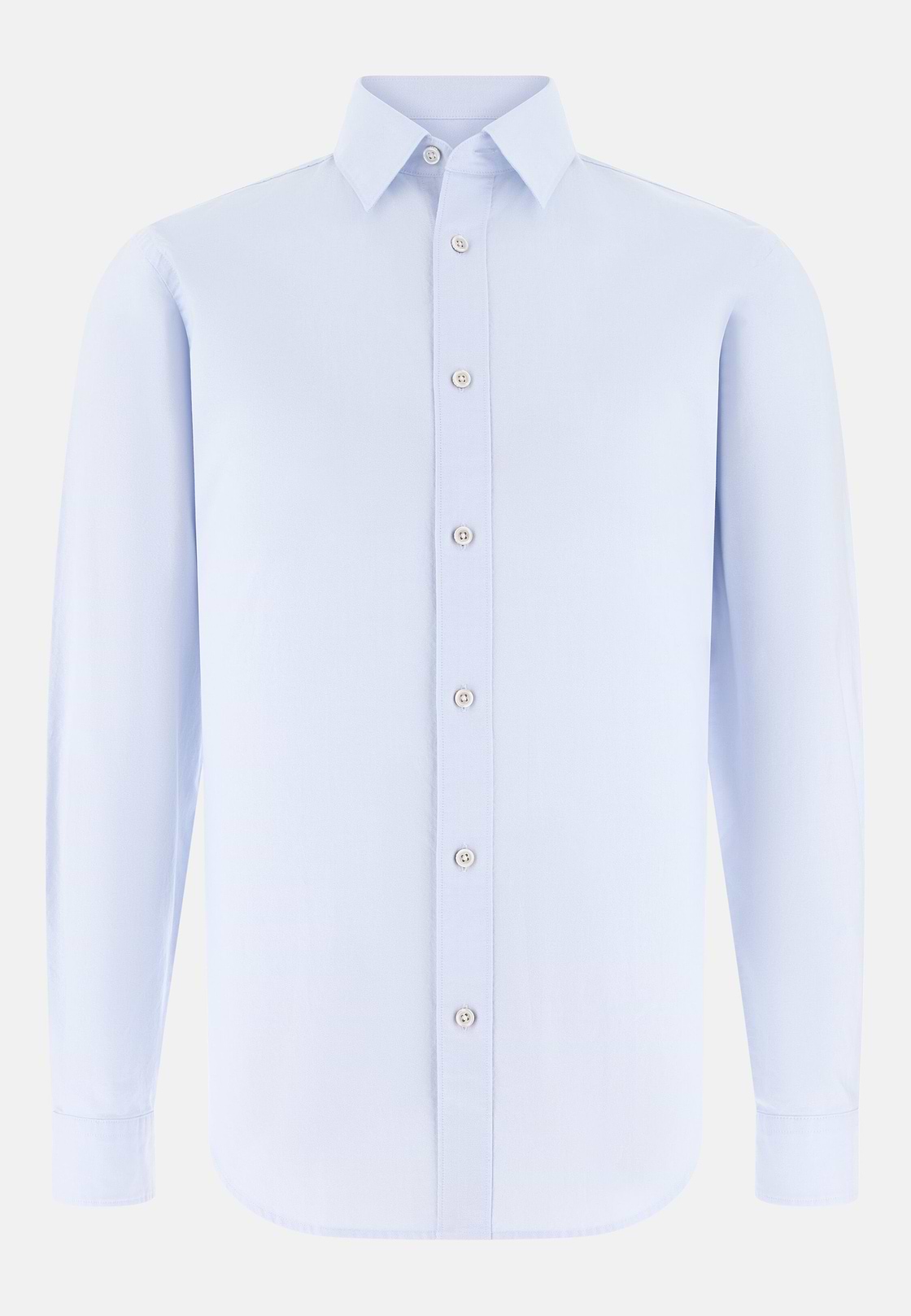 Hemd Aus Oxford-Baumwolle Regular Fit, Hellblau, hi-res, 6