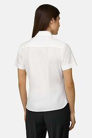 Camicia In Cotone Regular Fit, Bianco, thumb, 3