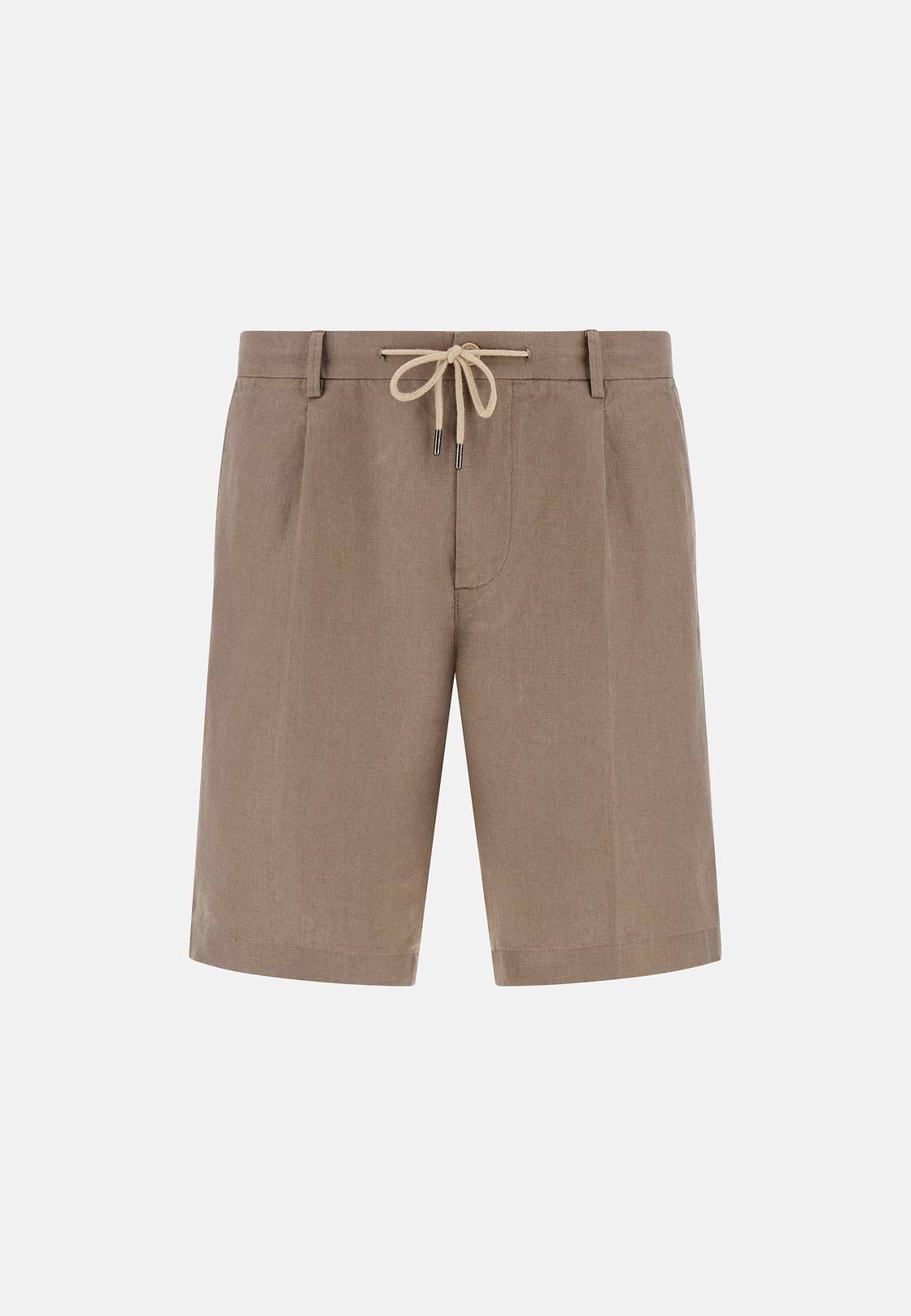 Bermudas in Linen, Taupe, hi-res