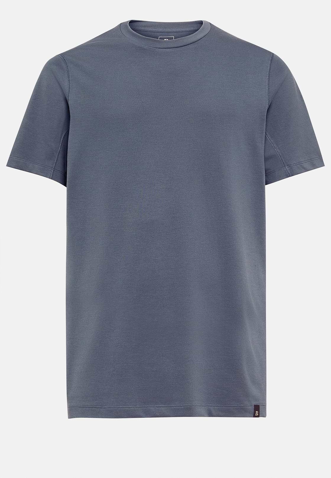 High-Performance Piqué Polo T-Shirt, Indigo, hi-res