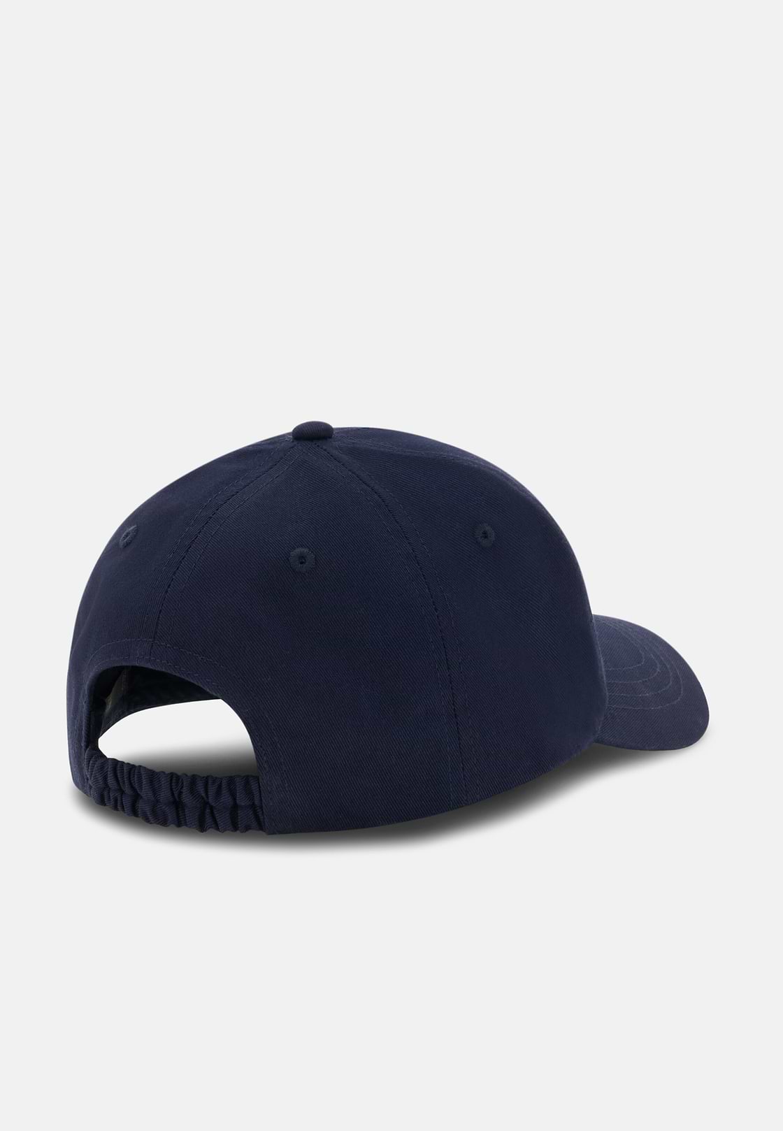 Cappello Con Visiera E Ricamo In Cotone, Navy, hi-res, 3