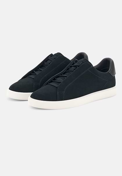 Essence Trainers in Suede Leather, Navy blue, hi-res