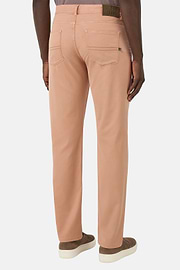 Stretch Cotton/Tencel Jeans, Rot, hi-res