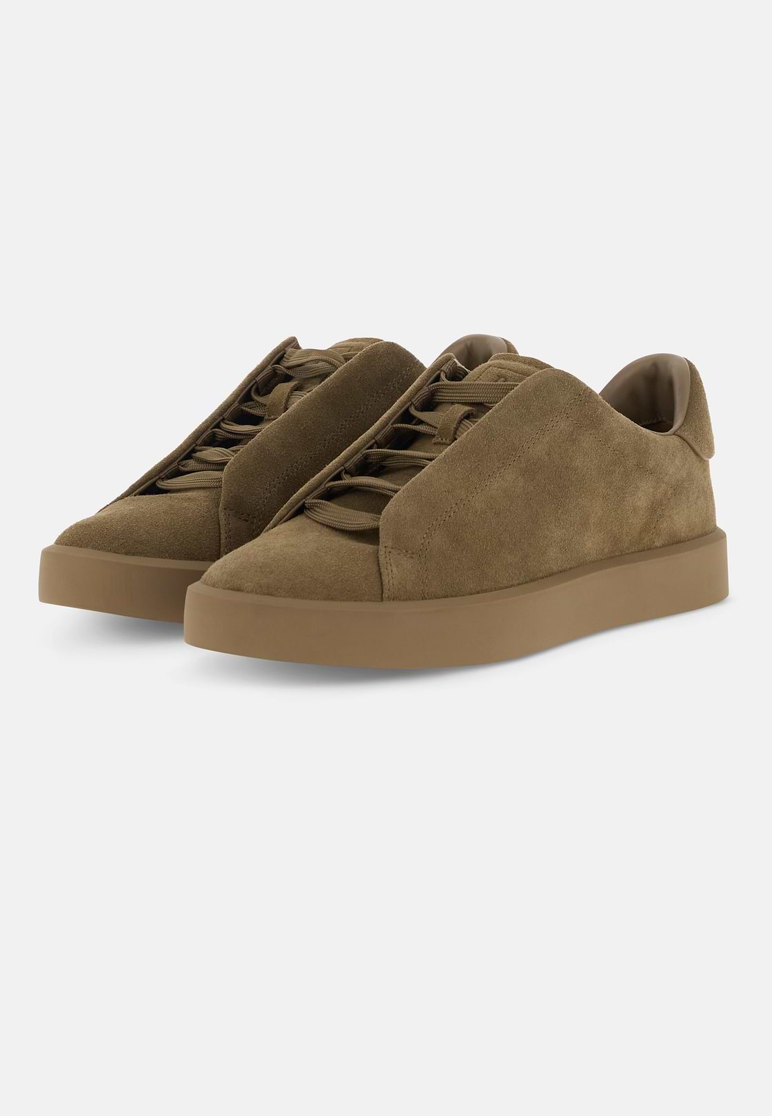 Essence Suede Trainers, CAML, hi-res, 3