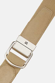 Ceinture Ruban Élastique., Beige, hi-res