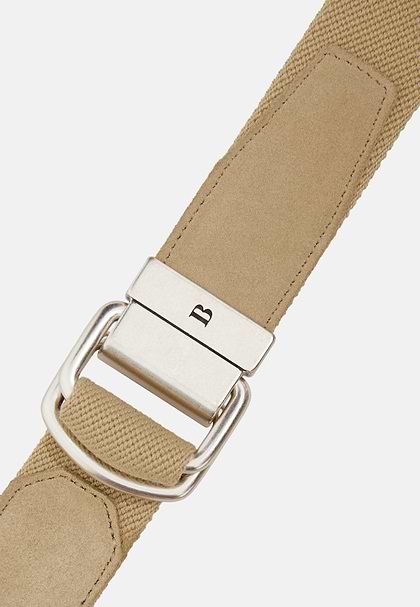 Elasticated Belt, Beige, hi-res