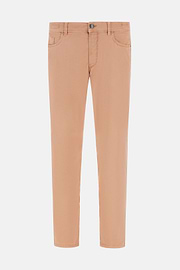 Stretch Cotton/Tencel Jeans, Rot, hi-res