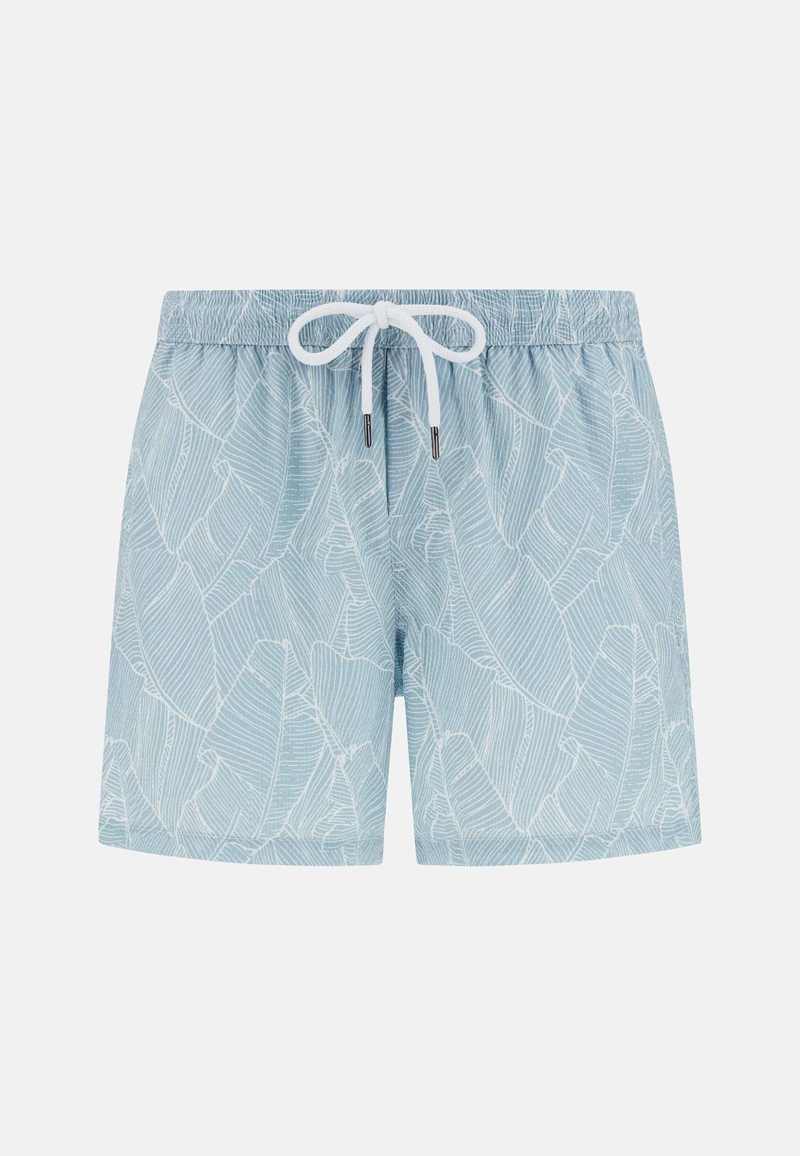 Patterned Print Swimsuit, Light green, hi-res
