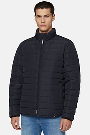 Bomber in tessuto tecnico Navy, Navy, hi-res