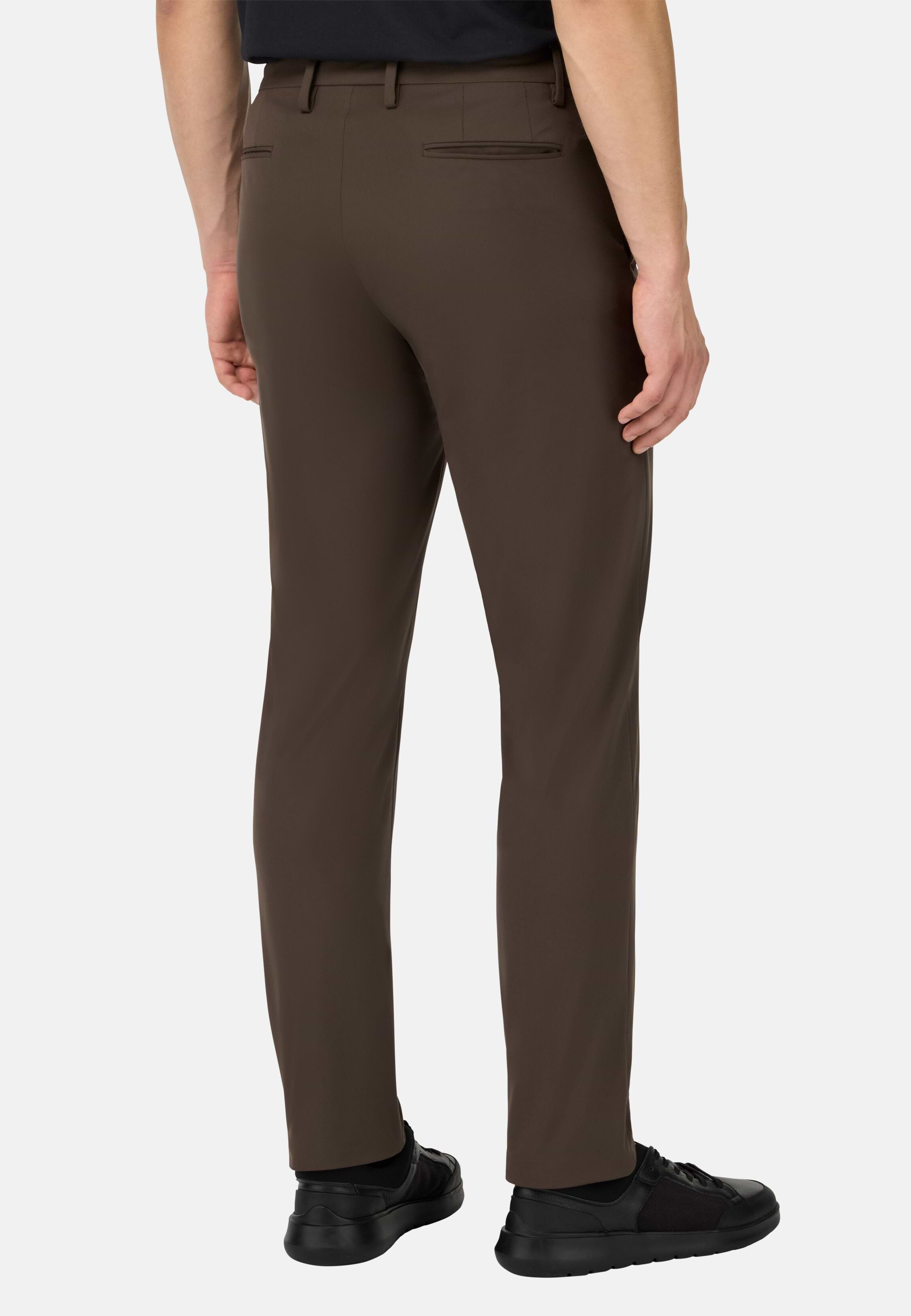 Men's B-Tech Stretch Nylon Trousers | Boggi Milano