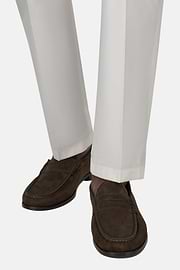 Wildleder-Mokassin, Braun, thumb, 2