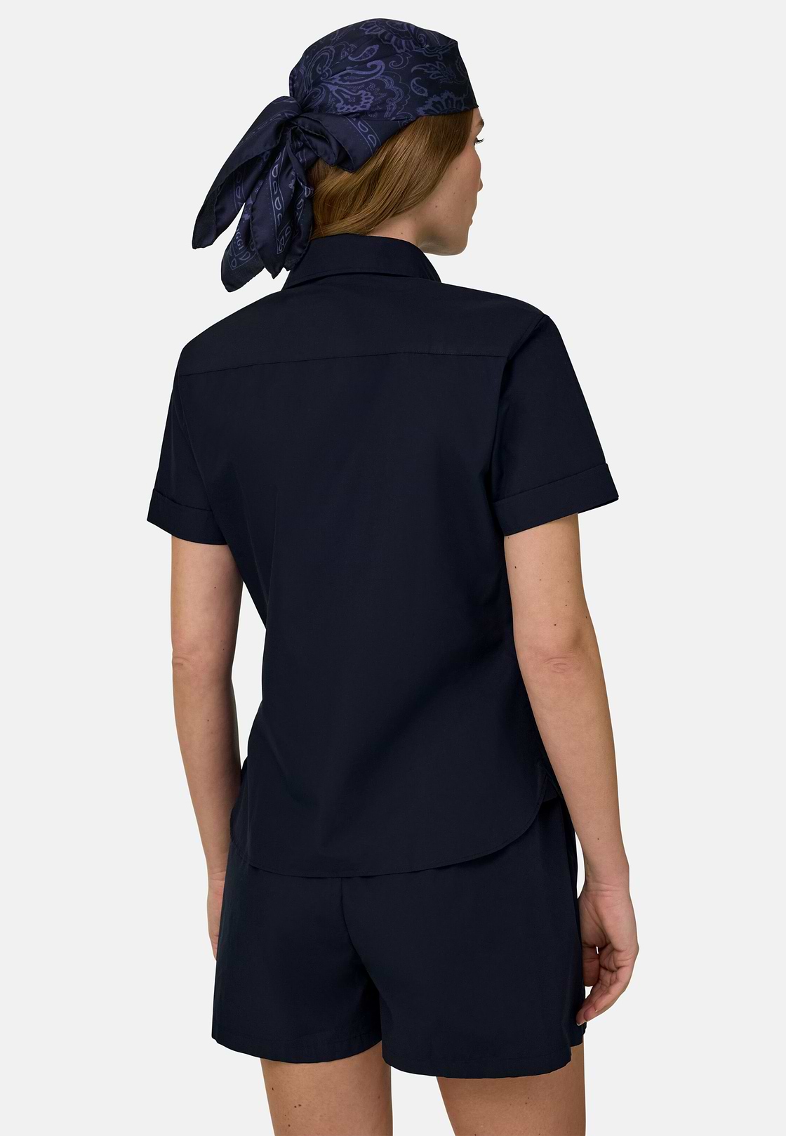 Hemd Aus Baumwolle Regular Fit, Navy blau, hi-res, 3