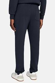 Cotton Trousers, Navy blue, hi-res