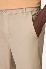 Bermudas in Stretch Cotton, Sand, hi-res
