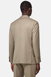 Traje Espiga De Pura Lana, Beige, hi-res