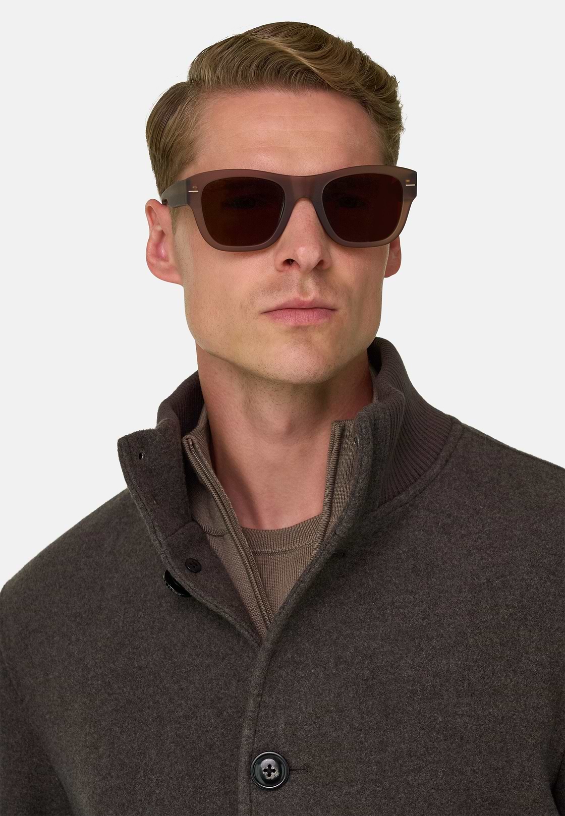 Jacket in Wool Blend, Taupe, hi-res, 5