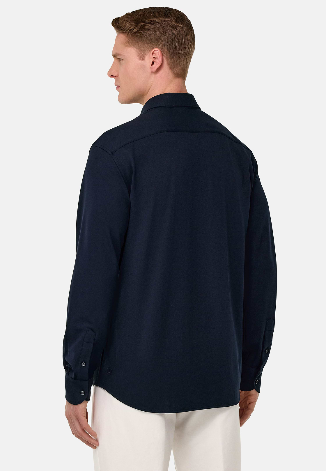 Polo camisa de piqué de alto rendimiento S.Cafè®Regular, Azul  Marino, hi-res