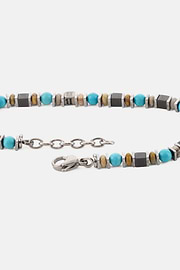 Edelstahl-Armband Mit Sodalith-Perlen, Hellblau, thumb, 3