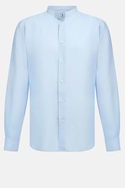 Regular Fit Tencel Linen Shirt, Light Blue, hi-res