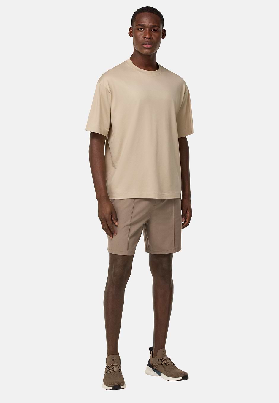 High-Performance S.Cafè® Jersey T-Shirt, Sand, hi-res