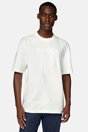 Camiseta de algodón, Blanco, hi-res