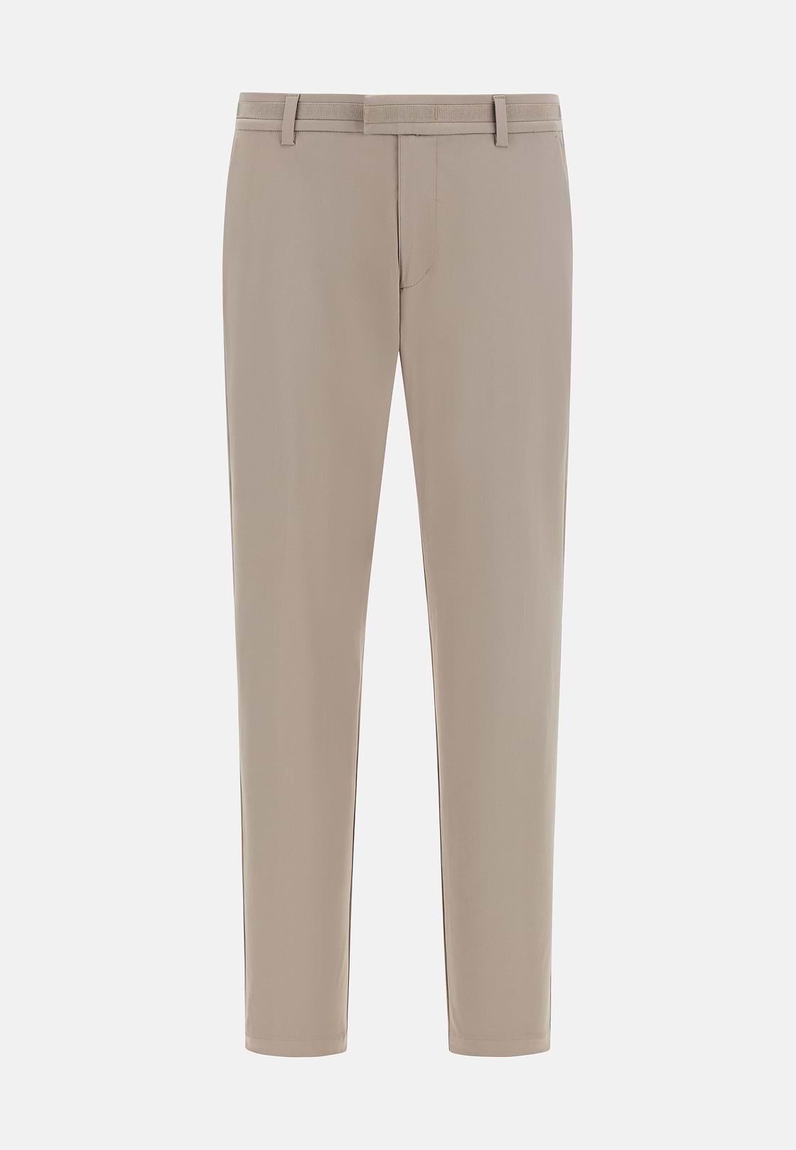 Pantaloni In Nylon Elasticizzato B Tech, Taupe, hi-res