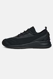 Sneakers Tech En Jersey, Noir, hi-res